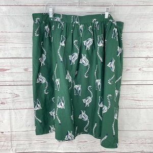 ModCloth More Than Charming Cotton Skirt Size 2X